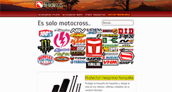 Desktop Screenshot of motocross.es